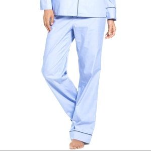 J. Crew Classic Pajama Bottoms in Baby Blue